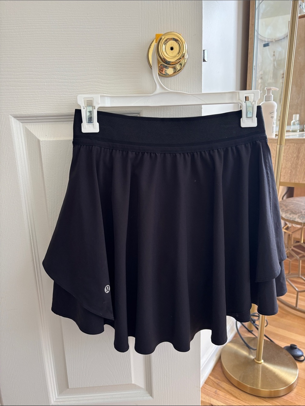 lululemon athletica black tennis skirt